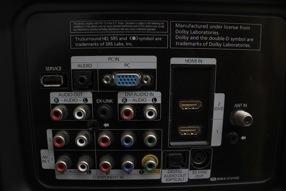 50' Samsung 1080p Plasma TV and Stand EBTH